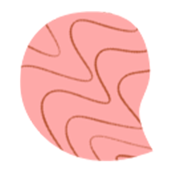 Agence Belle Nouvelle ! icône en forme de guillemet rose