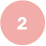 Agence Belle Nouvelle ! icône rond rose avec un chiffre 2 blanc au centre